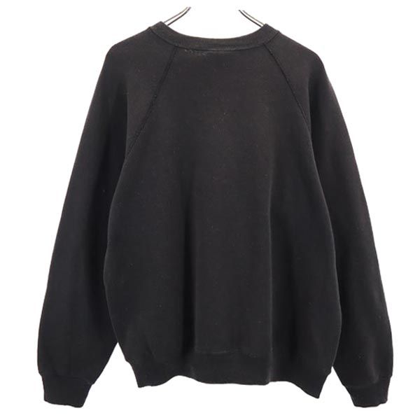 古着 RRL ダブルアールエル 90s オールド USA製 長袖 トレーナー L チャコール系 スウェット メンズ 【中古】