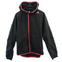 アディダス プリント ウインドブレーカー S ブラック adidas ロゴ レディース 【中古】 【230928】