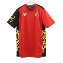 ニューバランス 10th ANNIVERSARY SHONAN INTERNATIO NAL MARATHON プリント トレーニングシャツ M レッド New...