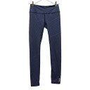 古着 リーボック Reebok 総柄 トレーニング スポーツ レギンス XS ブラック スパッツ レディース 【中古】