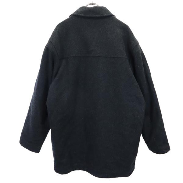 古着 SEA BARRIER 90s オールド ステンカラーコート L ブラック系 メンズ 【中古】