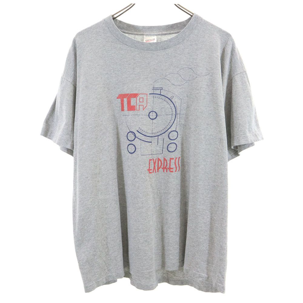 古着 anbil アンビル 90s USA製 オールド 半袖 Tシャツ L グレー系 メンズ 【中古】 【PD】
