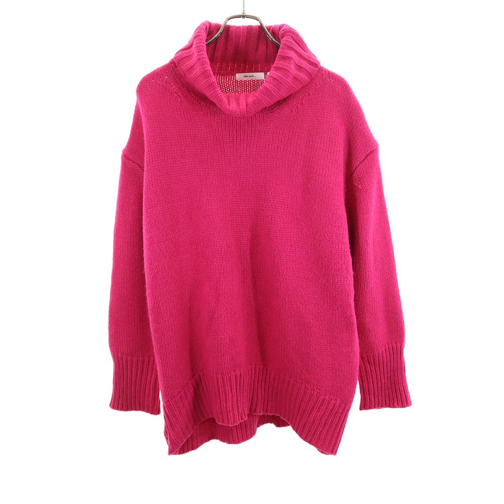 古着 niko and... ニコアンド 長袖 タートルネック セーター 3 ピンク ニット レディース 【中古】