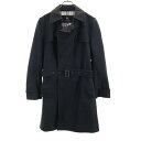 バーバリーブラックレーベル 三陽商会 日本製 トレンチコート M 黒 BURBERRY BLACK LABEL メンズ 【中古】 【240130】