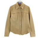 バーバリーブルーレーベル 三陽商会 長袖 シャツ 38 ベージュ系 BURBERRY BLUE LABEL ジャケッt レディース 【中古】 【230307】