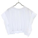 古着 未使用 ZARA ザラ ノースリーブ サイドレース カットソー S ホワイト タグ付き レディース 【中古】 【PD】