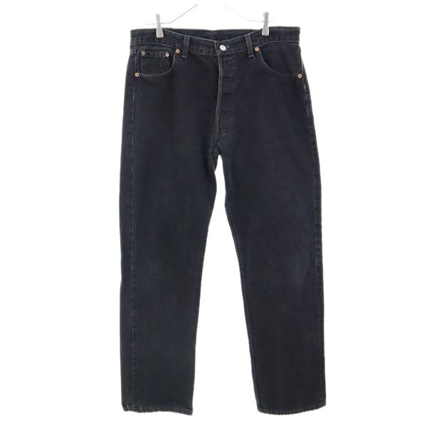 リーバイス 90s 501 デニムパンツ w36 黒 Levi's USA製 ボタンフライ ビックサイズ メンズ 【中古】 【220812】