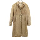 古着 MARNI マルニ 本革 レザーコート 42 ベージュ レディース 【中古】(4)