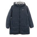 ナイキ リバーシブル 中綿ジャケット M ブラック NIKE フード レディース 【中古】 【240205】 【PD】