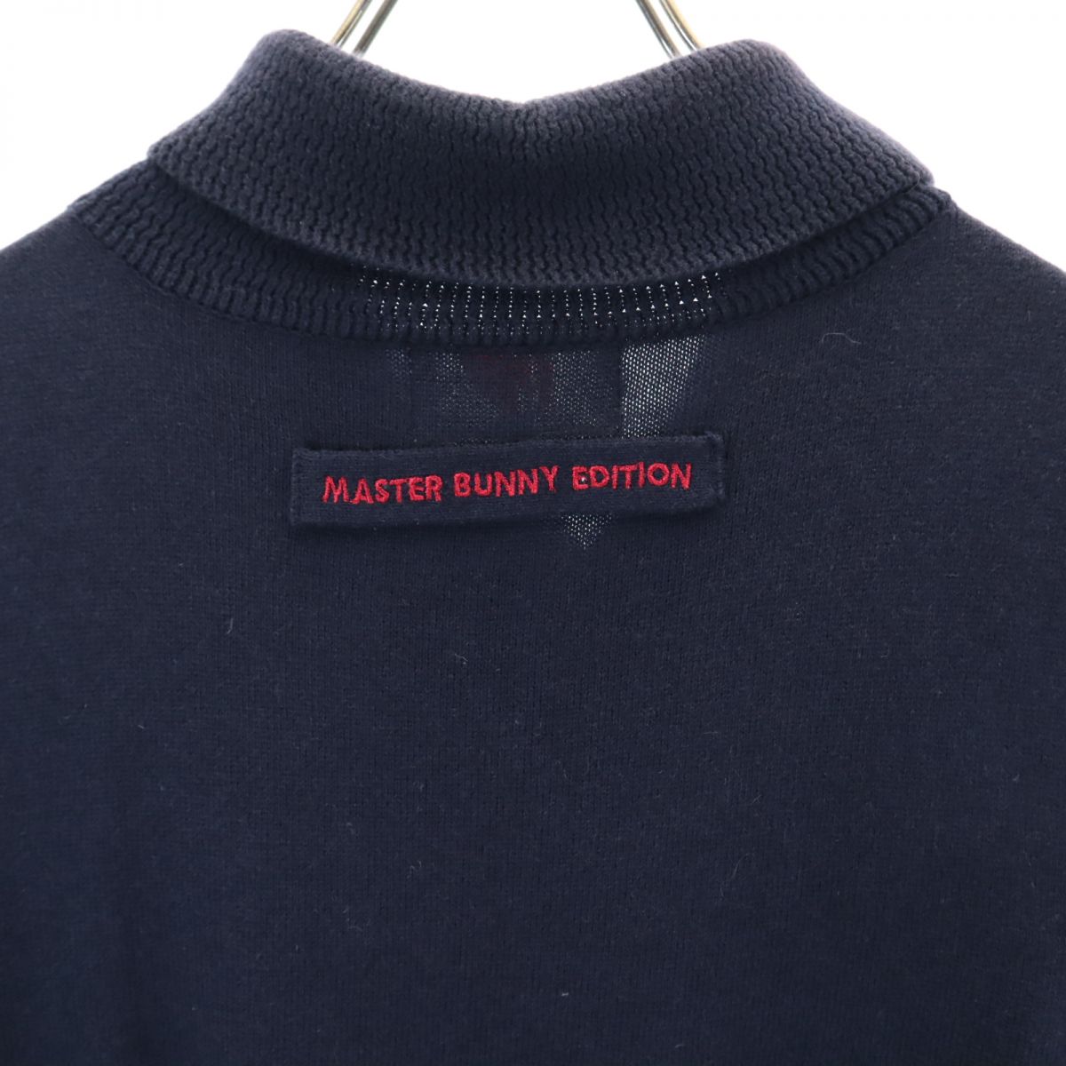 古着 MASTER BUNNY EDITION マスターバニーエディション ノースリーブ ニットベスト 6 ネイビー メンズ 【中古】