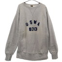 古着 ブランチアウト BRANCH OUT ワッペン 長袖 トレーナー LARGE グレー スウェット メンズ 【中古】(4)