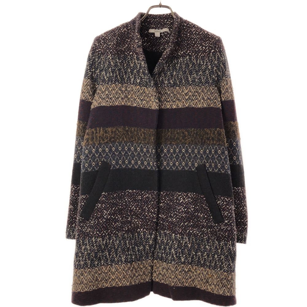 樂天商城 - 古着 ZARA ザラ 長袖 ニットジャケット S ネイビー系 レディース 【中古】