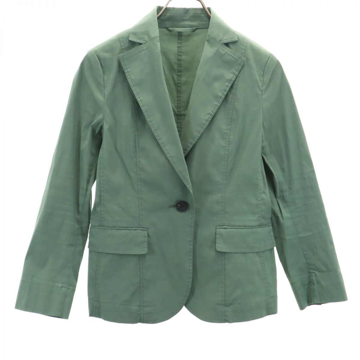 樂天商城 - 古着 Mackintosh マッキントッシュ LONDON ストレッチ テーラードジャケット 36 カーキ系 レディース 【中古】