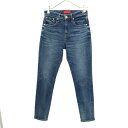 古着 RED CARD レッドカード 日本製 スリムデニムパンツ w22 ブルー ジーパン レディース 【中古】