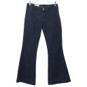 古着 POLO RALPH LAUREN ポロラルフローレン ブーツカットデニムパンツ w26 ネイビー ジーパン レディース 【中古】 【PD】