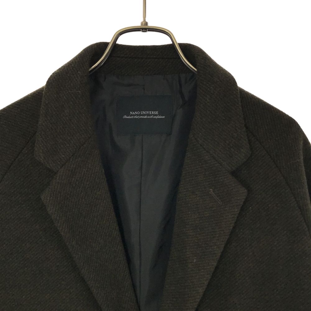 古着 nano universe ナノユニバース チェスターコート L グリーン系 メンズ 【中古】