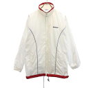古着 リーボック Reebok トレーニング ウインドブレーカー L ホワイト系 裏メッシュ地 プロテクター付き レディース 【中古】