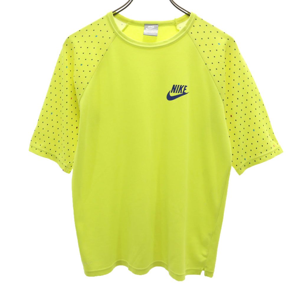 樂天商城 - 古着 NIKE ナイキ ロゴプリント 半袖 Tシャツ M イエロー メンズ 【中古】