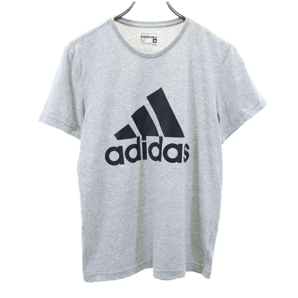 乐天商城 - 古着 adidas アディダス 半袖 Tシャツ M グレー メンズ 【中古】