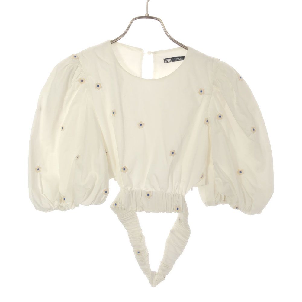 新品☆ZARA ザラ 5部袖ファー付きトップス ZARA クロップド ファートップス FAUX FUR SWEATER Sサイズ - メルカリ