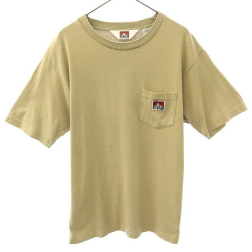 ベンデイビス ワッペン 半袖 Tシャツ M ブラウン BEN DAVIS ポケット付き ロゴ メンズ 【中古】 【230721】 メール便可 ベンデイビス ワッペン 半袖 Tシャツ M ブラウン BEN DAVIS ポケット付き ロゴ メンズ 【中古】 【230721】 メール便可