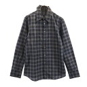 アーペーセー 日本製 チェック 長袖 シャツ 1 グレー系 A.P.C. メンズ 【中古】 【231003】 メール便可 【PD】