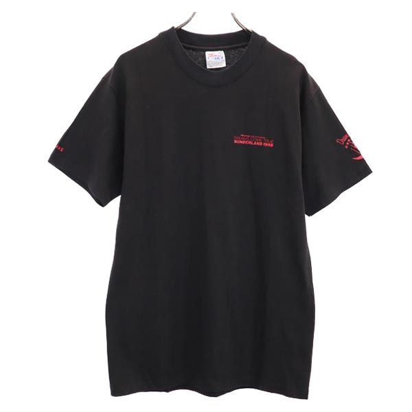 ヘインズ 90s DREAMS COME TRUE ツアー 半袖 Tシャツ M ブラック Hanes WONDERLAND 1999 ドリカム ツアーTシャツ メンズ 【中古】 【230602】 メール便可