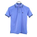 ポロラルフローレン パフォーマンス トレーニング 半袖 ポロシャツ 140cm ブルー系 POLO RALPH LAUREN PERFORMANCE キッズ 【中古】 【240407】 メール便可