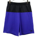 未使用 アディダス スポーツ ワンポイントロゴプリント ショートパンツ L パープル×ブラック adidas メンズ 【中古】 【230417】 メール便可