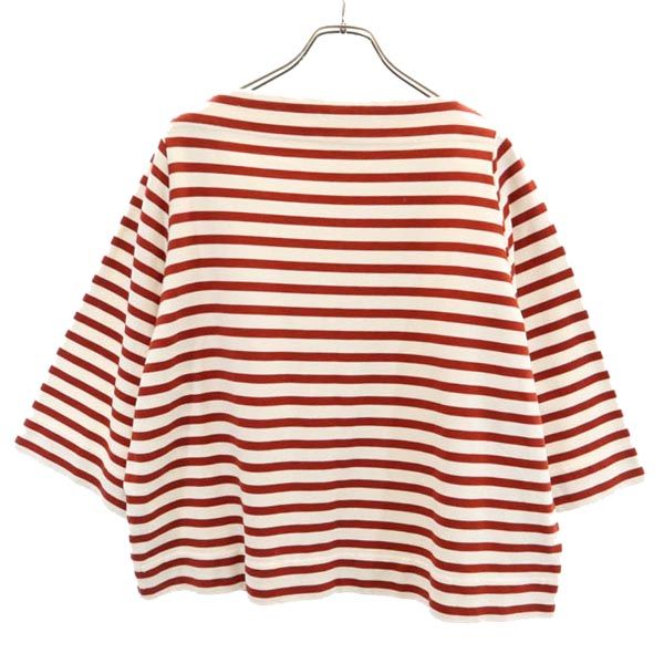 ミラオーウェン ボートネック ボーダー 長袖 Tシャツ F ホワイト系 Mila Owen ロンT カットソー レディース 【中古】 【230818】 space01-10614177 古着、USED専門百貨店BIG2nd サンプル画像2