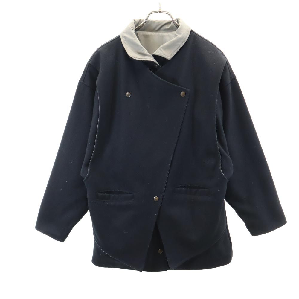 Rakuten - 古着 VINTAGE ヴィンテージ 70s リバーシブル ウールジャケット 45545 ネイビー／グレー レディース 【中古】