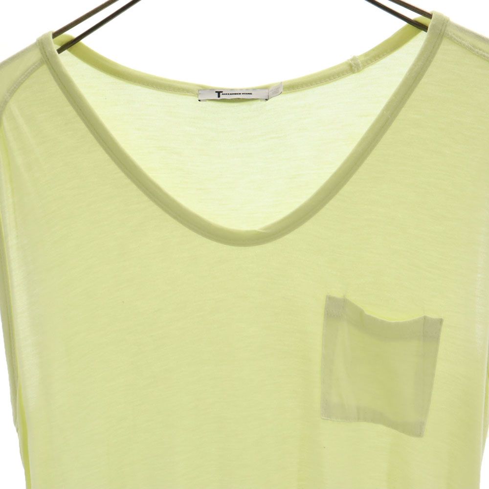 古着 Alexander Wang アレキサンダーワン ノースリーブ チュニック XS 薄ライム系 タンクトップ レディース 【中古】 【PD】