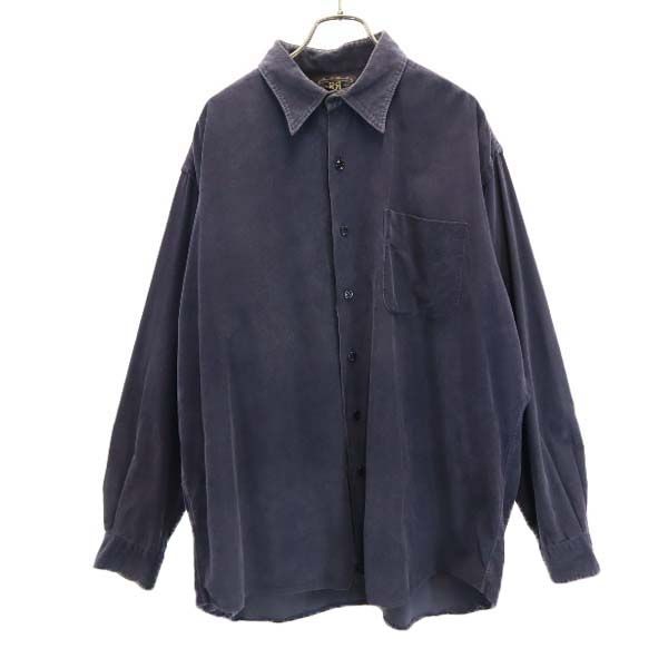 RRL 90s 初期黒タグ 赤三ツ星 コーデュロイ 長袖 シャツ L ダブルアールエル ラルフ RalphLauren メンズ 【中古】 【210318】