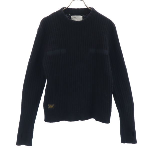 ダブルタップス ケーブル 指穴 ニット 1 黒 WTAPS メンズ 【中古】 【R221113】