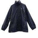古着 未使用 Champion チャンピオン 長袖 ウインドブレーカー M ネイビー ロゴプリント レディース 【中古】 【PD】