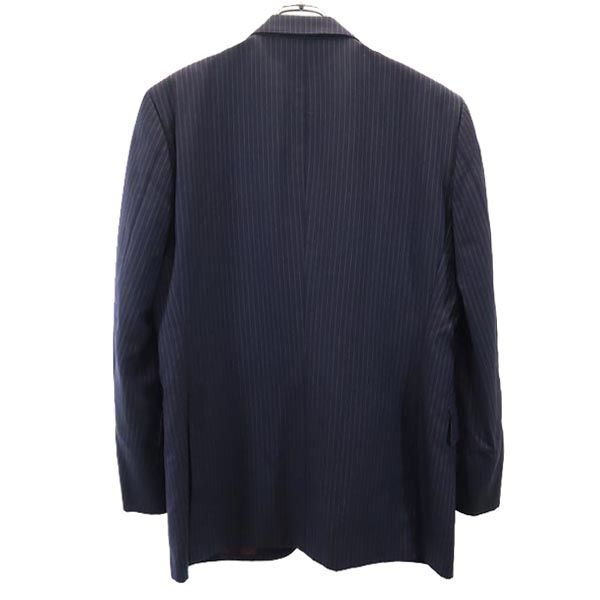 古着 BURBERRY BLACK LABEL バーバリーブラックレーベル 三陽商会 日本製 ストライプ柄 ウール テーラードジ space01-10633251 古着、USED専門百貨店BIG2nd サンプル画像2