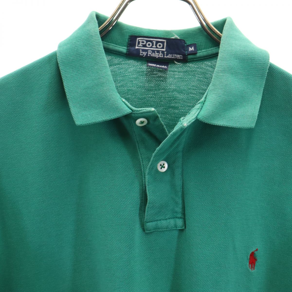 古着 Polo by Ralph Lauren ポロバイラルフローレン 90s USA製 オールド 半袖 ポロ...