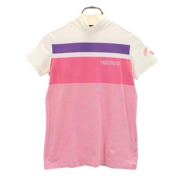パーリーゲイツ ゴルフウェア 1 ピンク系 PEARLY GATES ロゴ レディース 【中古】 【230710】 メール便可 【詳細】全体的に黄ばみ、所々に擦ったような黒い汚れあり。ご理解の上ご購入をお願いいたします。 コンディションについて サイズ表記1 着丈56cm 身幅42cm 袖丈15cm 肩幅34cm 素材コットン95％他※詳細は画像参照、もしくはお問い合わせお願い致します。 カラーピンク系 商品番号br-fre-67220-wst サイズガイドはこちら ※サイズに関しまして実寸も参考にお願いいたします。(サイズ不明、男女どちらか不明、紳士服のサイズ表記など当店でもサイズがわからない商品がありますので実寸サイズのご確認をお願い致します。) ※男女兼用や男女不明な商品がありますがモールカテゴリでは男女どちらか選択をしなければなりませんのでご不明な点はお問い合わせお願い致します。 ※商品は写真のものがすべてとなります。 ※素材表記はなるべく写真にて収めていますが、欠損、不明な点があればお問い合わせください。 ※状態は当社独自の基準です。 ※測定値の若干の誤差はご了承ください。 ※「在庫有り」の表示であっても、必ずしも在庫を保証するものではありません。 掲載商品について、他モールとも在庫を共有しております。 完売の場合は、誠にご迷惑をお掛けいたしますが、ご注文をキャンセルさせていただく場合がございます。予めご了承ください。