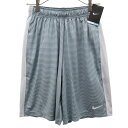 未使用 ナイキ スポーツ ボーダー ショートパンツ S グレー系 NIKE ロゴ メンズ 【中古】 【230417】 メール便可
