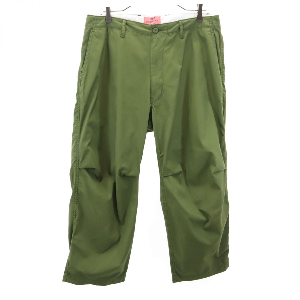 古着 FIRE SERVICE ファイヤーサービス コットンパンツ 34 カーキ メンズ 【中古】 【PD】