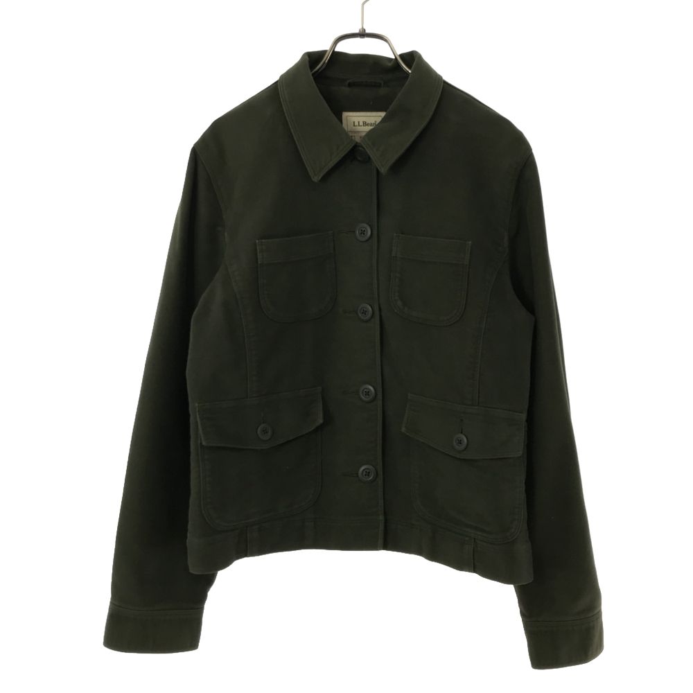 Rakuten - 古着 L.L.Bean エルエルビーン アウトドア 長袖 ジャケット S カーキ レディース 【中古】