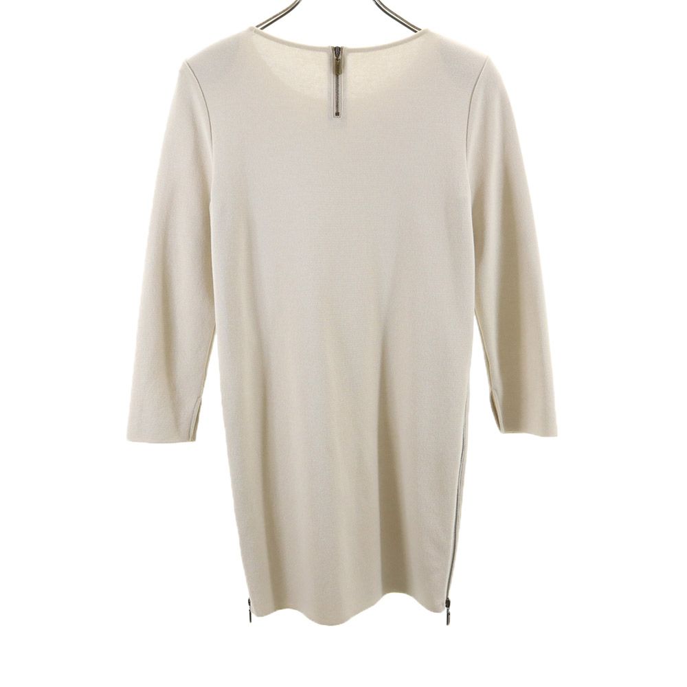 フォクシー 7分袖 チュニック 38 ベージュ FOXEY レディース 【中古】 【240312】 【PD】