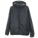 ユニクロ 長袖 ウルトラライトダウンシームレス パーカー XL ブラック UNIQLO メンズ 【中古】 【240312】