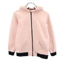古着 MSGM エムエスジーエム 長袖 ジップパーカー ピンク系 レディース 【中古】 【PD】