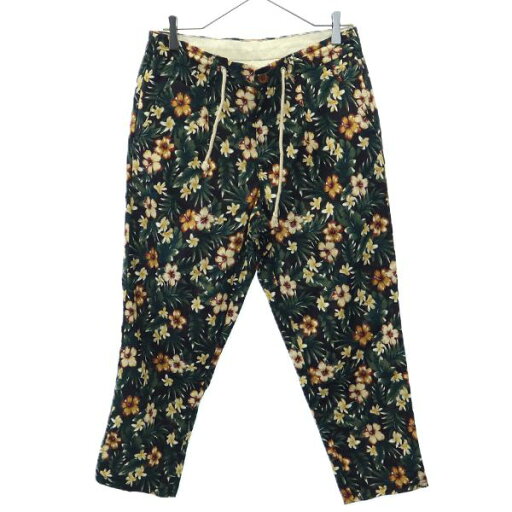 古着 ハレ HARE 花柄 イージーパンツ F ブラック レディース 【中古】 古着 ハレ HARE 花柄 イージーパンツ F ブラック レディース 【中古】