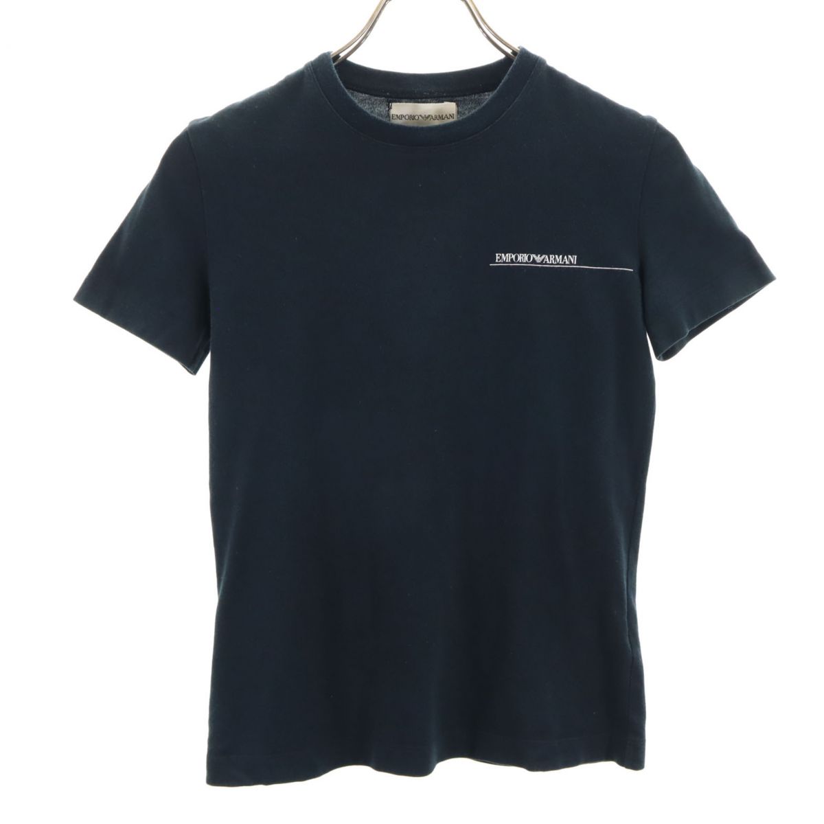 古着 Emporio Armani エンポリオアルマーニ 日本製 半袖 Tシャツ S 黒 レディース 【中古】 【PD】