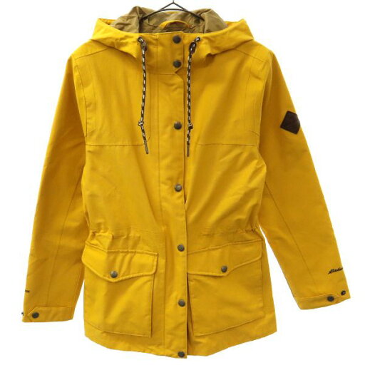 エディーバウアー ワッペン柄 マウンテンパーカー PS イエロー Eddie Bauer ジャケット レディース 【中古】 【230319】 エディーバウアー ワッペン柄 マウンテンパーカー PS イエロー Eddie Bauer ジャケット レディース 【中古】 【230319】