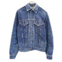 リーバイス 60s 70s ビッグE 558 3rd ロング ボタン裏525 長袖 デニムジャケット Levi s ジージャン メンズ 【中古】 【231110】