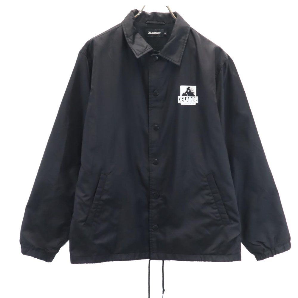 エクストララージ バックプリント コーチジャケット M 黒 XLARGE メンズ 【中古】 【240324】 【PD】