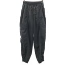 古着 adidas アディダス トレフォイルロゴ トレーニング ウインドパンツ OT 黒 裏メッシュ レディース 【中古】 【PD】